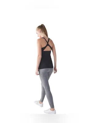 Lululemon Wrap It Up Black Twist-Front Tank Top thumbnail 2