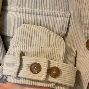 Avec Les Filles Corduroy Creamy Beige Oversized Cropped Wrsterncore Jacket M thumbnail 5