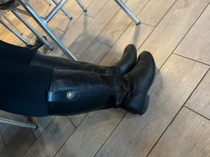 Frye Black Leather Riding Boots thumbnail 3