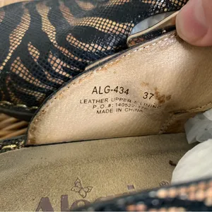 Algeria Classic Safari Tiger Stripe Clog Mule Size 37 thumbnail 9