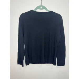 Zadig & Voltaire Miss Bis Embellished Cashmere Sweater Black sz M thumbnail 3