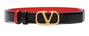 VALENTINO GARAVANI VLOGO reversible belt size 95 H0.8” thumbnail 1