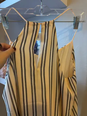 Express Yellow Striped Tank top thumbnail 4