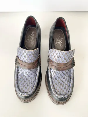 Freebird by Steven Bristol leather chunky Loafers 7 thumbnail 5