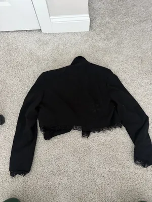 ZARA Lace cropped Blazer thumbnail 5