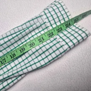 Zac‎ & Rachel -1831 Green White Grid Check Button Down Roll Tab Shirt Womens M thumbnail 7