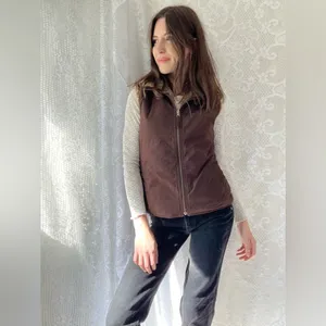 Gap Women's Brown Gilet thumbnail 2