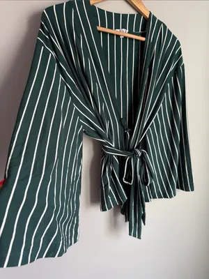 Lake DreamModal® Kimono Pajama Top Large thumbnail 4