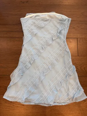 Princess Polly Lars Strapless Mini Dress Blue Size 2 - C33-079 thumbnail 6
