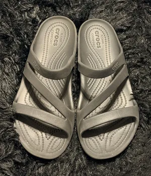 CROCS black riple-Strap Slide Sandals thumbnail 1