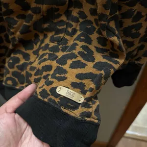 BKE Animal Print Zip-Up Hoodie thumbnail 3