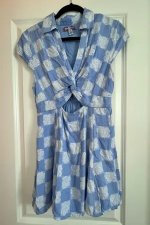 Urban Outfitters Dress Mini Blue thumbnail 3