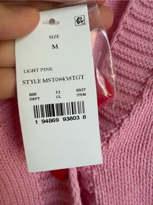 NWT 33 Degrees Pink Heart Graphic Cardigan Size Medium thumbnail 5