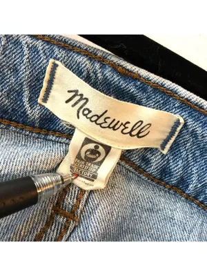 Madewell Womens The Perfect Vintage Jean Size 25 Light Wash High Rise thumbnail 4