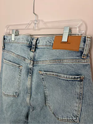 7 For All Mankind Logan Stovepipe Jeans W/ Fringe 31 thumbnail 4