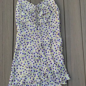 NWT Zara Yellow‎ Floral Draped Satin Effect Mini Dress thumbnail 6