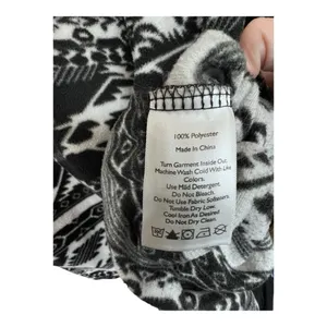 Eddie Bauer Women’s  Black and White Aztec Patterned Jacket thumbnail 3