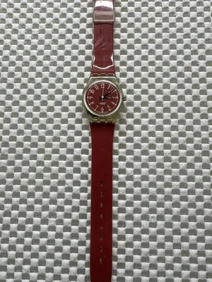 Swatch Watch Lady Rote-Lei LK128 Vintage 1991 thumbnail 3