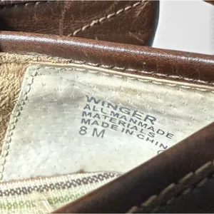 Vintage 90s Y2K Mudd Loafer Shoes Brown Womens Sz 8M Babydoll Dark Academia thumbnail 9
