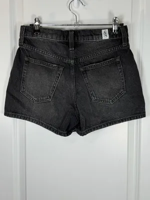 Altar'd State Black Denim Wrap Skort thumbnail 5