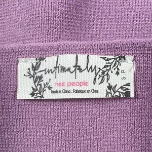 Free People Small Teagan Swit Cami Dawn Mauve Knit Ribbed Open Back Festival EUC thumbnail 4