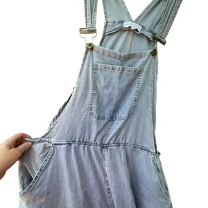 NWT Blakeley size 2X lightweight wash overalls wide legs thumbnail 3