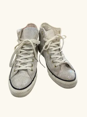 Converse Chuck Taylor All Star Hi Top Metallic Iridescent Crackle Leather 10 thumbnail 3