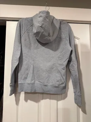 lululemon scuba athletica Light Gray Women's Hoodie 4 thumbnail 4