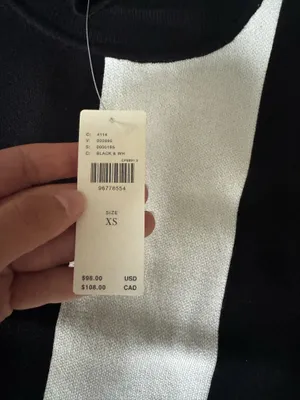 Maeve Black and white striped Scalloped Turtleneck Sweater thumbnail 8