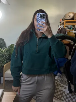 Lululemon Scuba Oversized Half-Zip Hoodie Size XS/S thumbnail 6