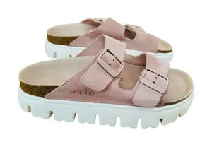 Birkenstock Papillio Arizona Chunky Platform Sandal Size 7 Pink thumbnail 1