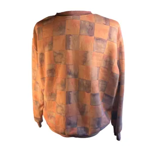 Pink & Blue Checkered Sweatshirt Size S thumbnail 3