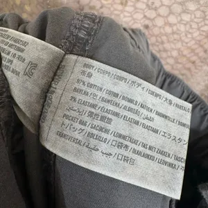 Abercrombie & Fitch Gray Charcoal Baggy Cargo Pull‎ On Pants Small Long Length thumbnail 5