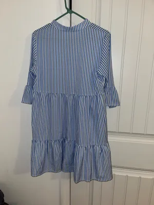 Dress Shein Blue White thumbnail 2