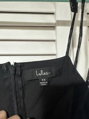 Lulus Black Mesh Tiered Maxi Dress thumbnail 7