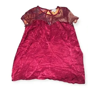 Almost famous embroidered baby doll blouse thumbnail 1