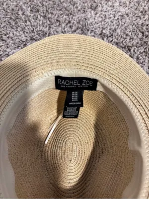 Rachel Zoe Women's Woven Sun Hat in Brown NWT thumbnail 2