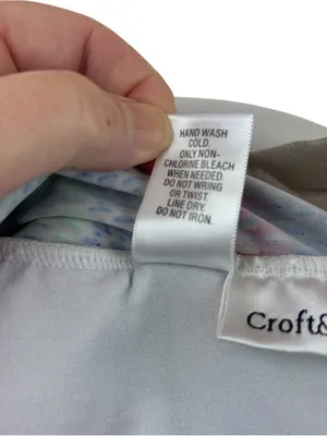 Croft & Barrow tankini, size 14, beach, summer, vacation, colorful, molded cups thumbnail 7