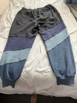 Free People Movement All or Nothing Jogger Pants - Charcoal & Blue Colorblock M thumbnail 4