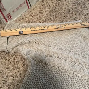 Massimo Dutti, Italian yarn, cream XS‎ thumbnail 9
