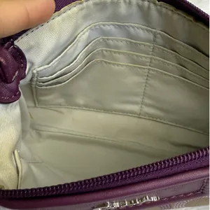 COACH y2k Purple Ashely Signature Canvas Wristlet Mini Purse thumbnail 8