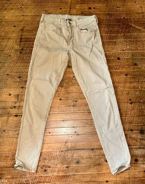 American Eagle tan preppy classic 8 normcore jeggings thumbnail 1
