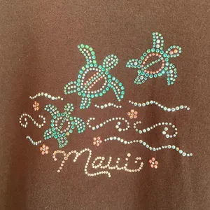 Anvil "Maui" Cotton T-Shirt Black‎ XL thumbnail 3