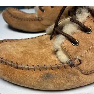 UGG Australia Chickaree Lace Up Moccasin Shearling Suede Ankle Boot Chestnut 7 thumbnail 9