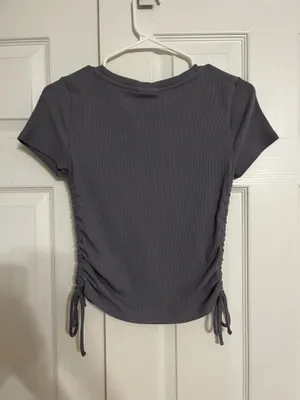 TJ Maxx Blue Grey Top thumbnail 3