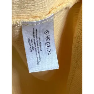 Moon Ryder Small Corded Crewneck Sweatshirt Blue Yellow Cotton Long Sleeve thumbnail 6