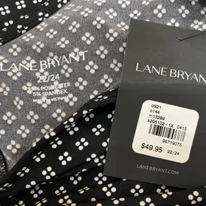 Lane Bryant Asymmetrical One Open Sleeve Tunic Blouse Plus Size 22/24 thumbnail 4