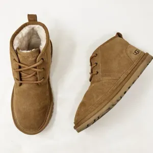 UGG Neumel Chestnut Tan Suede Lace Up Chukka Boots Men’s 6 or Women’s 8 thumbnail 1