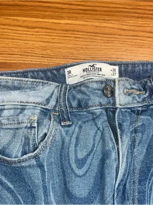 Hollister Swirl ladies Jeans Size 3R High Waist thumbnail 4