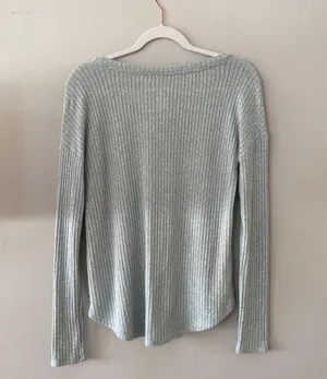 American Eagle soft & sexy rib long sleeve thumbnail 6